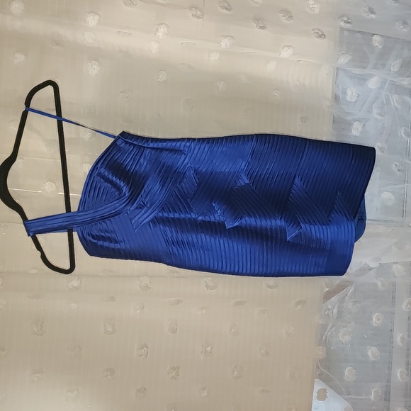 BCBGMAXXZARIA Blue bandage dress - Picture 1 of 6